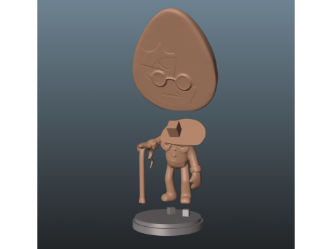 Dandys World Twisted Eggson 3D Print Model