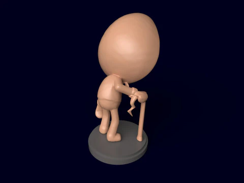 Dandys World Twisted Eggson 3D Print Model
