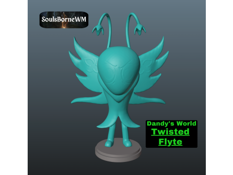 Dandys World Twisted Flyte 3Dプリントモデル