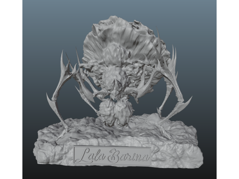 Monster Hunter Wilds Lala Barina Modèles 3D en vedette