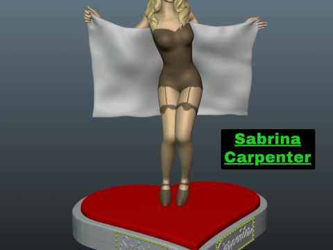 Sabrina Carpenter 3D Print Model