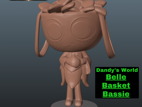 Dandys World Skin Belle Basket Bassie 3D Print Model