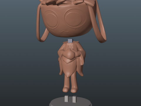 Dandys World Skin Belle Basket Bassie 3D 프린트 모델