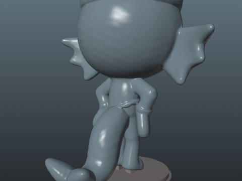 Dandys World Skin Prismatic Pal Finn 3Dプリントモデル