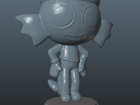 Dandys World Skin Prismatic Pal Finn 3Dプリントモデル
