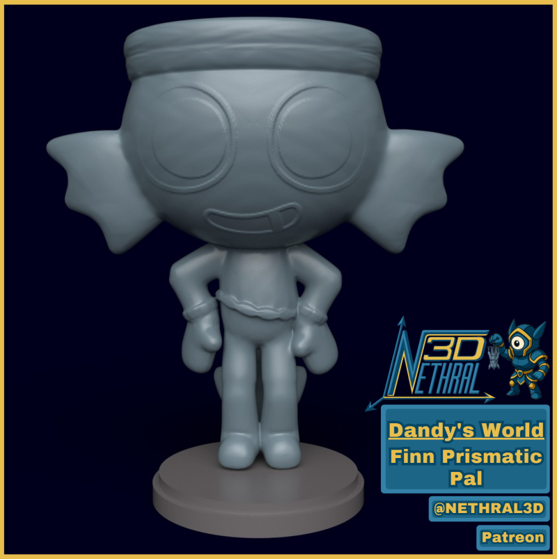 Dandys World Skin Prismatic Pal Finn 3D Print Model .c4d .max .obj .3ds .fbx .stl .blend