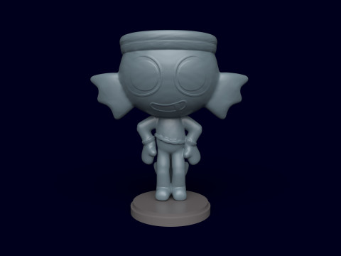 Dandys World Skin Prismatic Pal Finn 3D Print Model