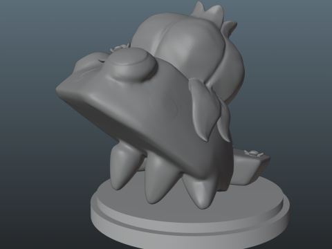 Dandys World Skin Loyal Bud Pebble 3D Print Model