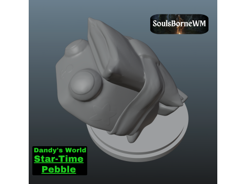 Dandys World Skin Star-Time Pebble 3D Print Model