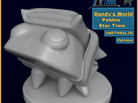 Dandy's World Skin Star-Time Pebble Modello di stampa 3D