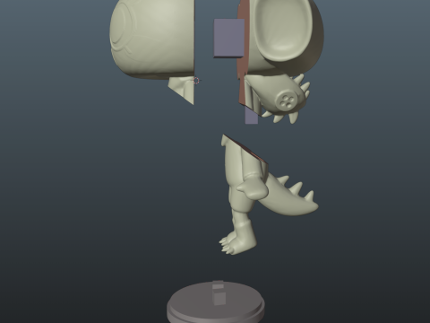 Dandys World Skin Dino Snore Shelly 3D Print Model