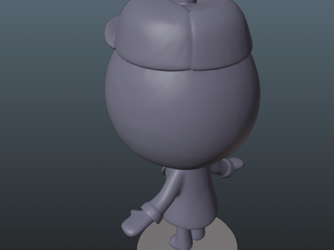 Dandys World Skin Junior Detective Toodles 3D-printmodel