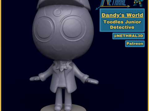 Dandys World Skin 少年侦探玩具 3D 打印模型