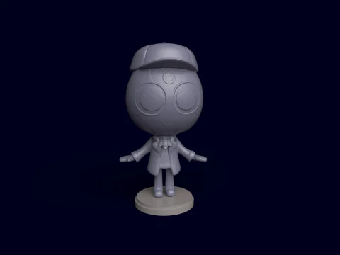 Dandys World Skin Junior Detective Toodles 3D Print Model