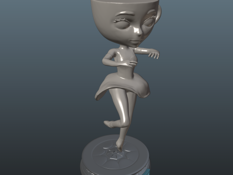 Italian Brainrot Ballerina Cappuccina Modelo de impresión 3D