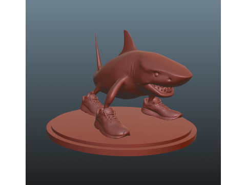 Italian Brainrot Tralalero Tralala 3D Print Model