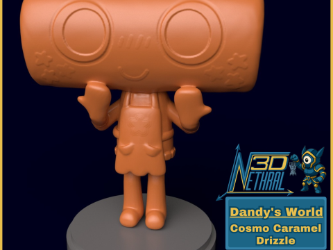 Dandys World Skin Caramelo Drizzle Cosmo Modelo de Impressão 3D