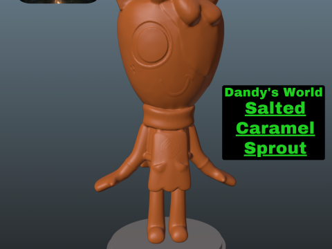 Dandys World Skin Salted Caramel Sprout 3D Print Model