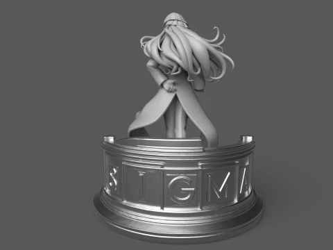 Bungo Stray Dogs Sigma 3D Print Model