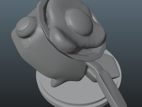 Dandys World Skin Served Eggy Pebble 3D Baskı Modeli