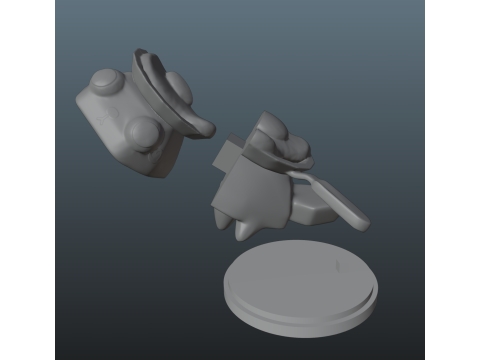 Dandys World Skin Served Eggy Pebble 3D Baskı Modeli