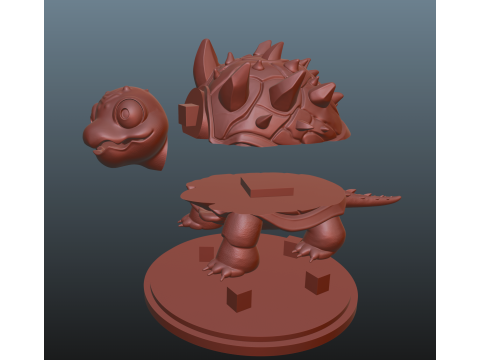TMNT Chompy Model Cetak 3D