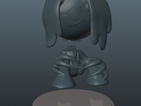 Dandys World Twisted Blot 3D Print Model