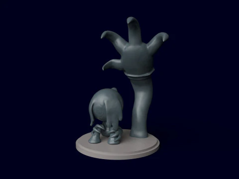 Dandys World Twisted Blot 3D Print Model