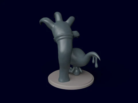 Dandys World Twisted Blot 3D Print Model