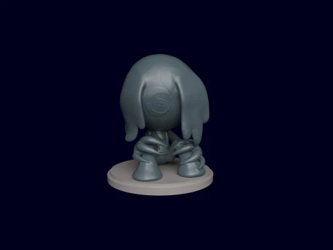 Dandys World Twisted Blot 3D Print Model
