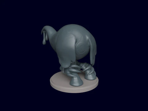 Dandys World Twisted Blot 3D Print Model