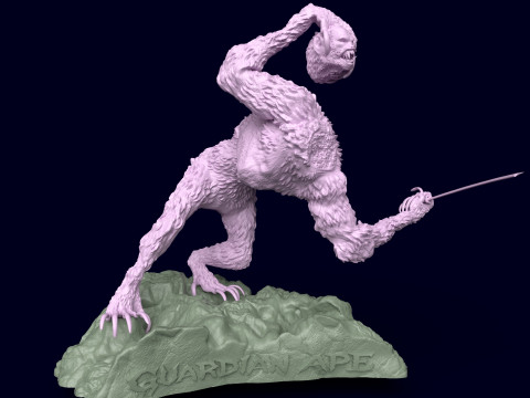 Sekiro Guardian Ape Phase 2 3D Print Model