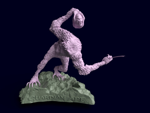Sekiro Guardian Ape Phase 2 3D Print Model
