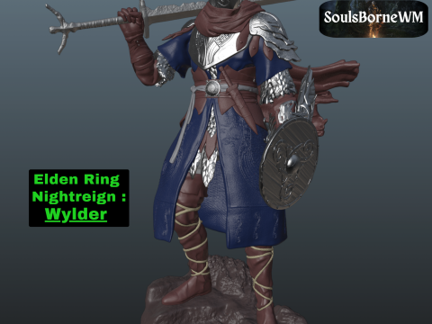 Elden Ring Nightreign Wylder 3D Print Model