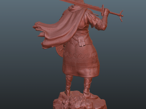 Elden Ring Nightreign Wylder 3D-Druckmodell