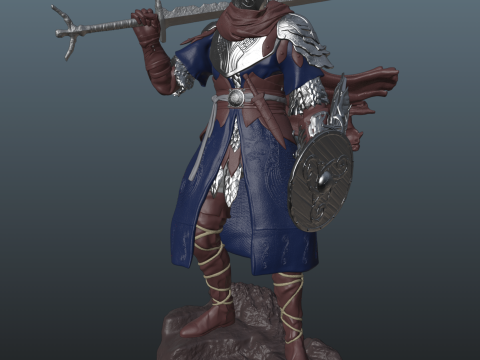 Elden Ring Nightreign Wylder V3 Collector Style 3D Print Model