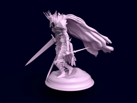 Elden Ring Nightreign Heolstor the Nightlord pose 1 and 4 Bonus 3D Print Model