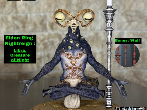 Elden Ring Nightreign Libra Creature of Night 3D-printmodel