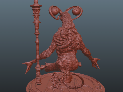 Elden Ring Nightreign Libra Creature of Night 3D 프린트 모델