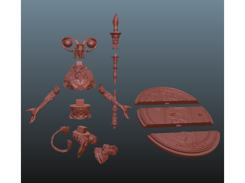 Elden Ring Nightreign Libra Creature of Night 3D 프린트 모델