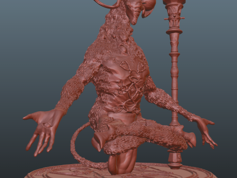 Elden Ring Nightreign Libra Creature of Night 3D 프린트 모델