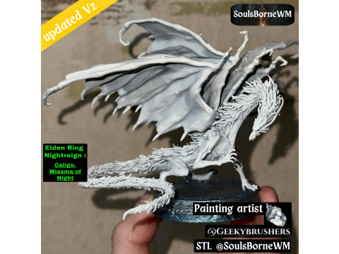 Elden Ring Nightreign Caligo Miasma of Night 3D Print Model