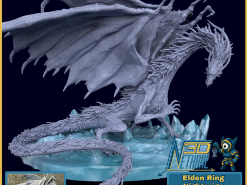 Elden Ring Nightreign Caligo Miasma of Night 3D Print Model