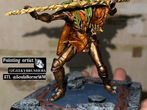Elden Ring Nightreign Executor Dawn Skin Bonus 2 katanas 3D Принт Модель