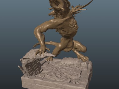 Elden Ring Nightreign Primordial Beast executor beast 3D 打印模型