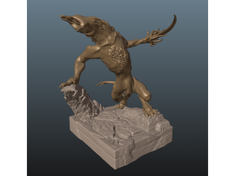 Elden Ring Nightreign Primordial Beast executor beast 3D 打印模型