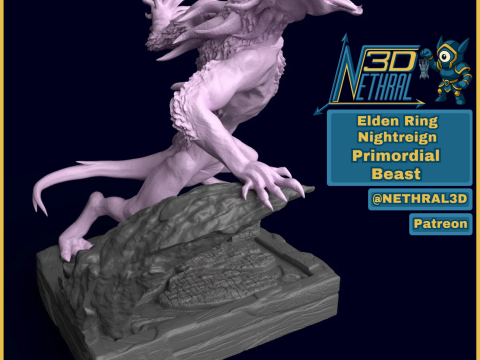Elden Ring Nightreign Primordial Beast executor beast 3D Print Model