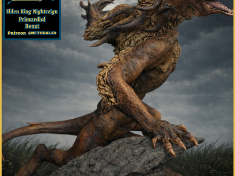 Elden Ring Nightreign Primordial Beast executor beast 3D Print Model