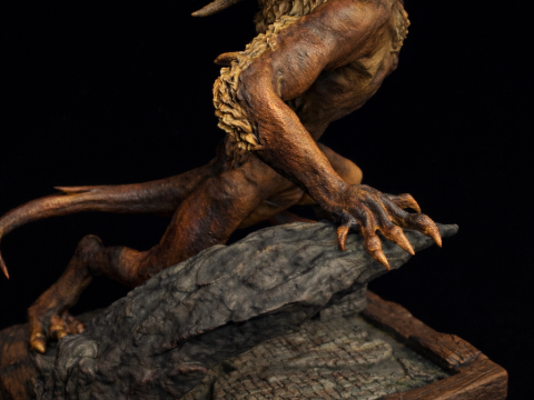 엘든 링 나이트레인 원시 야수 집행자 야수 3D 프린트 모델