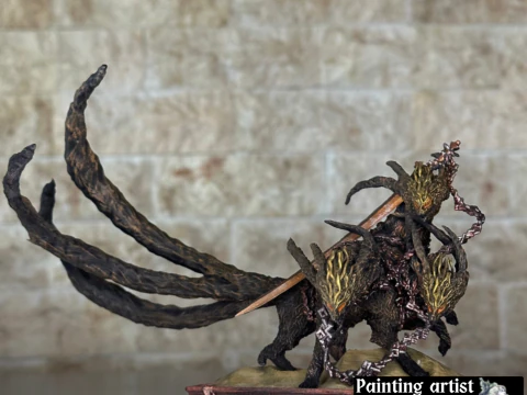 Elden Ring Nightreign Gladius Beast of Night Tricephalos 3D Print Model